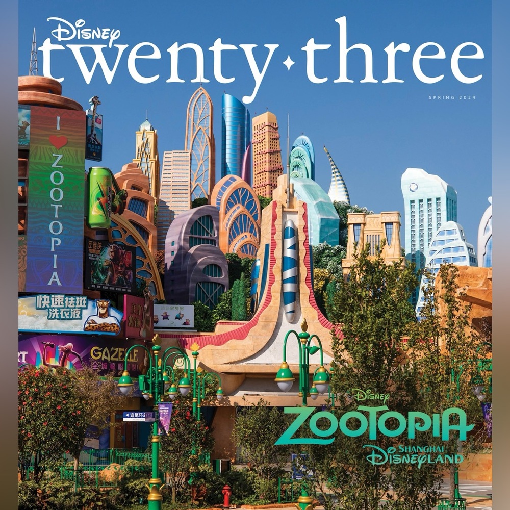Disney D23 Twenty Three Spring 2024 Issue Zootopia